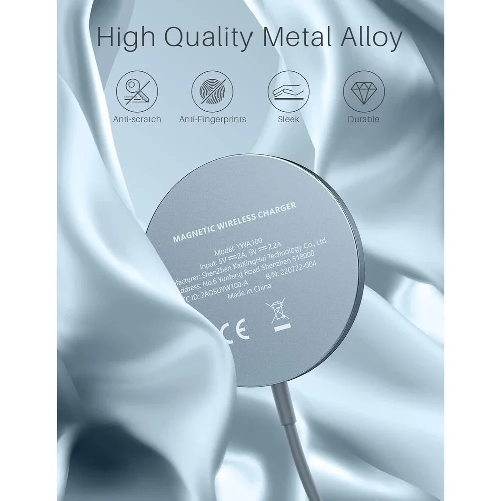 Magnetic Wireless Charger for iPhone 15 Pro Max/15 Pro/15 Plus/15/14 Pro Max/...